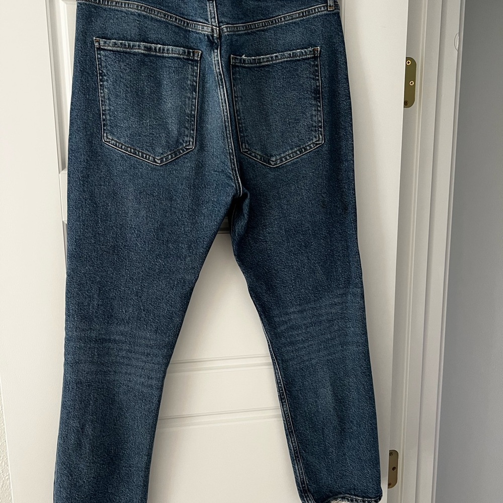 Agolde Riley High Rise Straight Crop Jeans - Picture 10 of 13